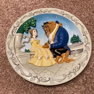 Beauty & the Beast: Disney’s Animated Classics 3-D Decorative Plate
